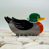Jumbo Mallard Duck Hair Claw Clips