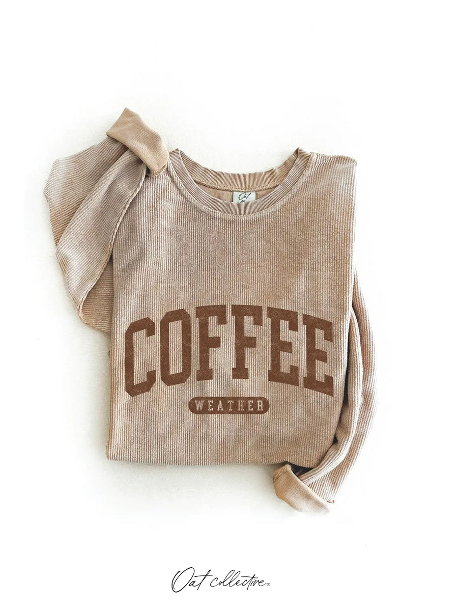 Coffee Weather Thermal Vintage Pullover