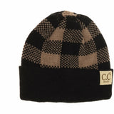 CC Baby Buffalo Plaid Beanie