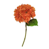 Orange Real Touch Hydrangea Stem 18"