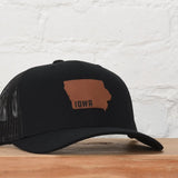 State of Iowa Shape Snapback Hat