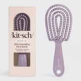 Mini Soft Violet Detangling Flexi Brush