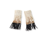Ava Beaded Fringe Earrings