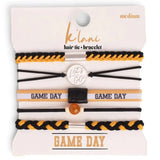 Black & Yellow Gameday Hair Tie Set