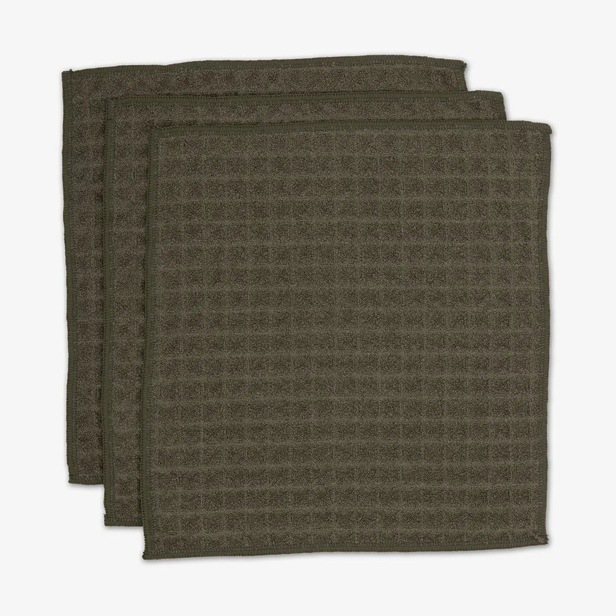 Geometry Waffle Washcloth Set