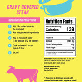 Gravy Covered Steak Crockstar Kit