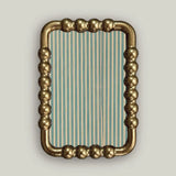 Gold Beaded Edge Photo Frame 4x6"
