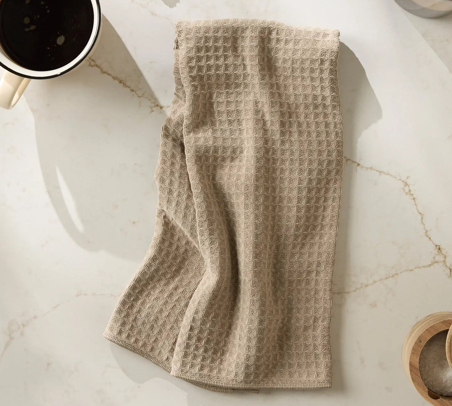 Geometry Waffle Hand Towel