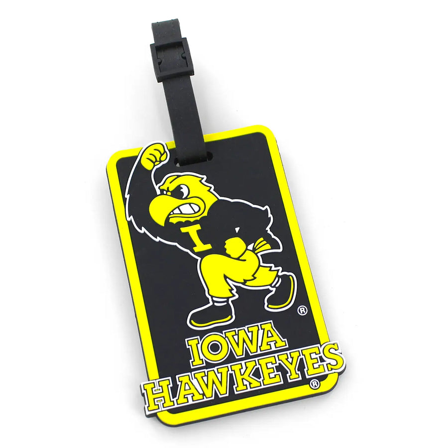 Iowa Hawkeye Soft Luggage Tag