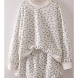Floral Print Knit Short