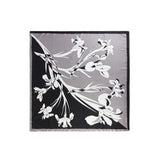 Black & White Iris Scarf