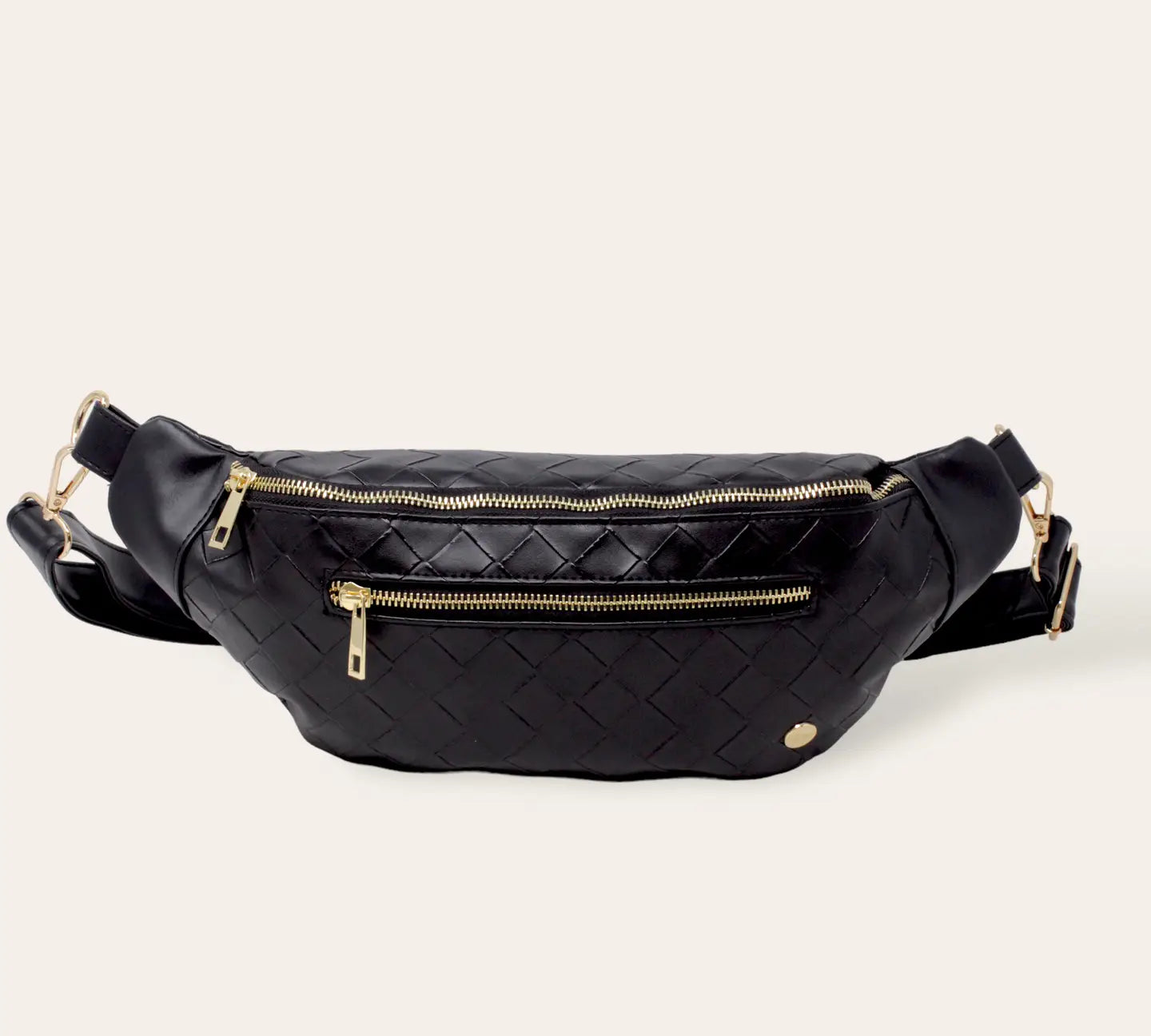 Luxe Woven Belt Bag