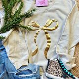 Girly Bow Sweatshirt