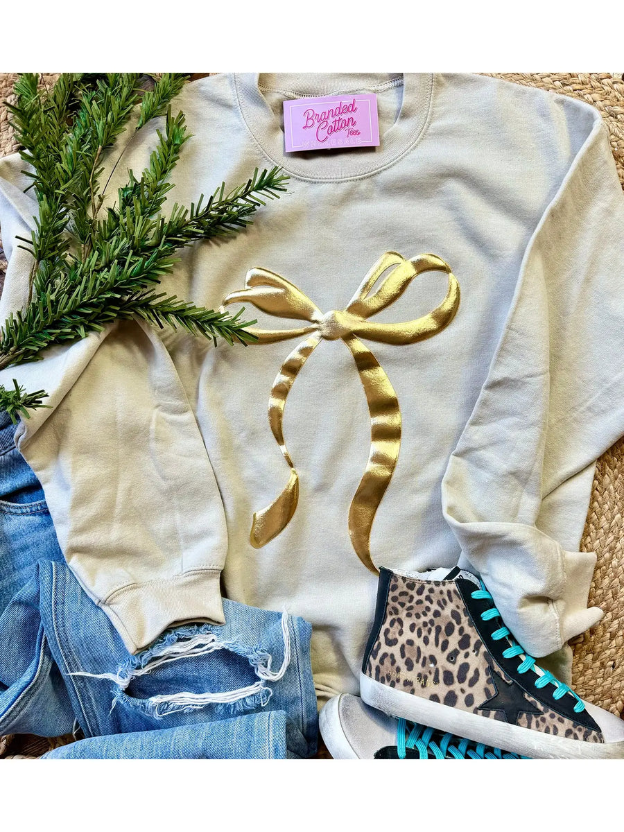 Girly Bow Sweatshirt