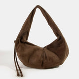 Suede Baggy Hobo Bag