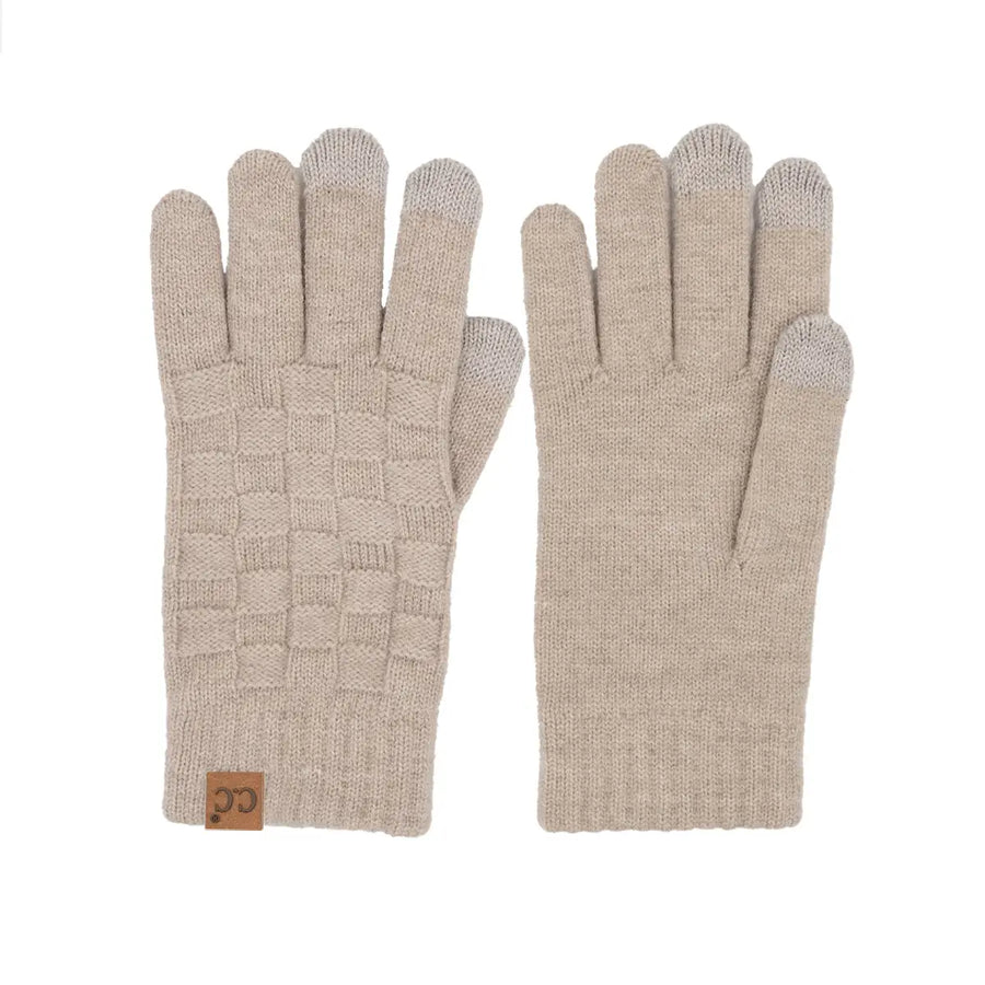 CC Woven Check Gloves