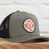 USA Gold Liberty Snapback Hat