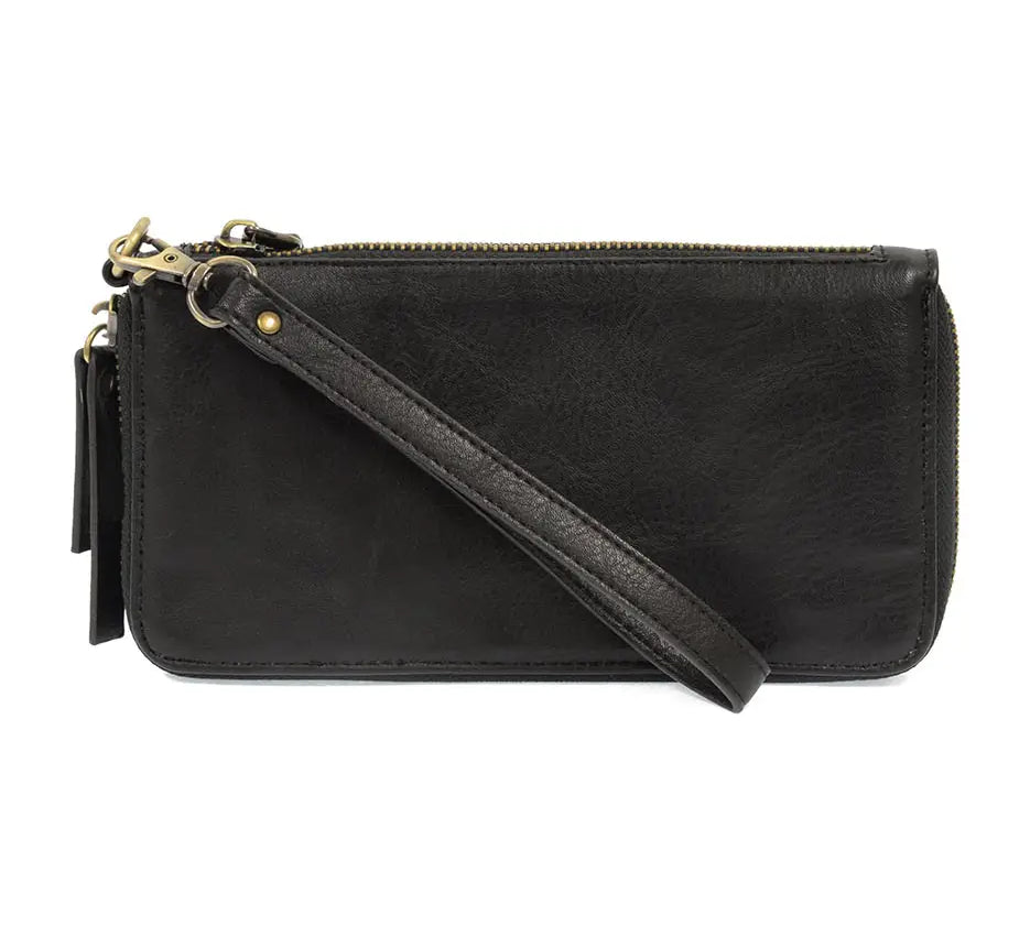 Chloe Solid Zip Around Wallet