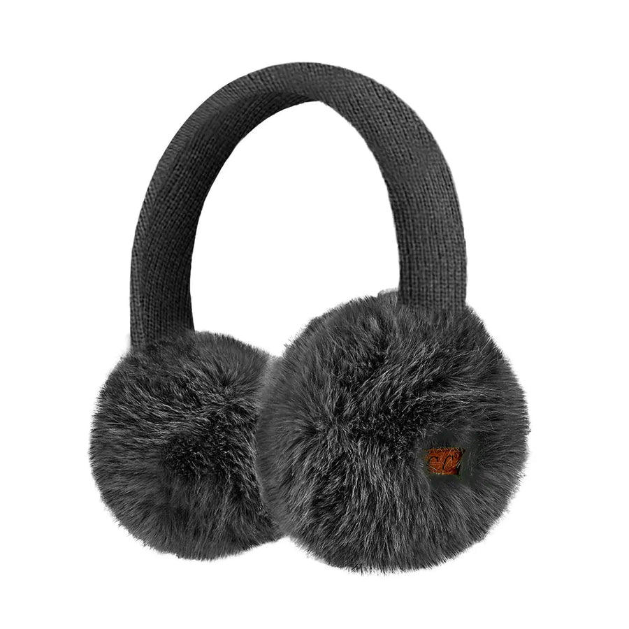 CC Faux Mink Fur Knit Earmuff