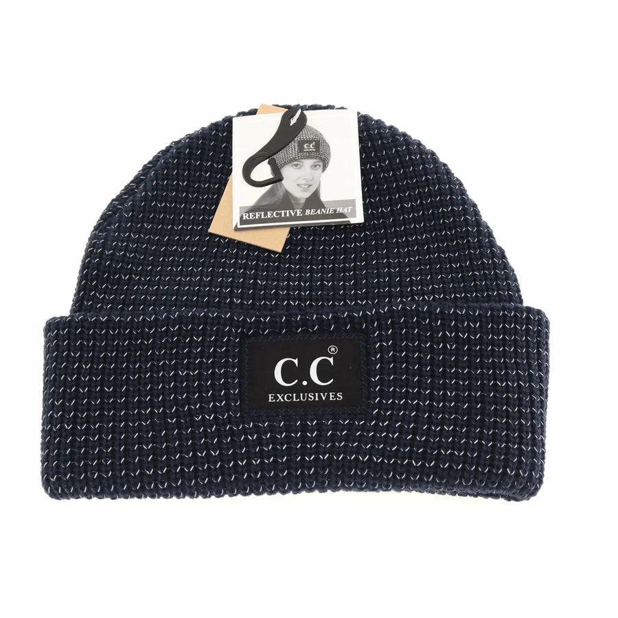 CC Reflective Solid Unisex Beanie