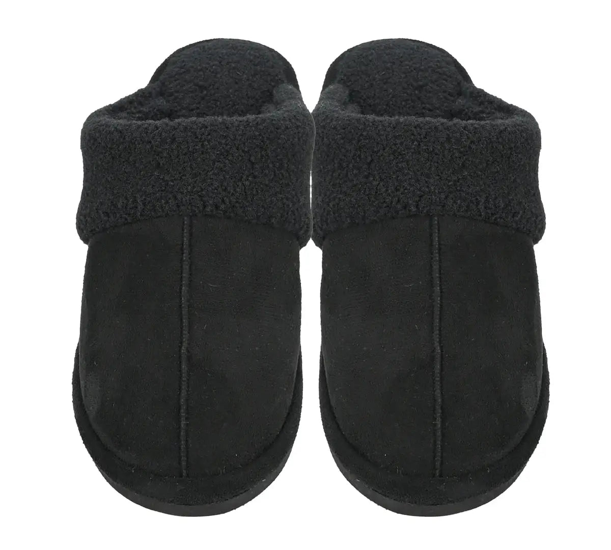 CC Fur Suede Sherpa Slippers