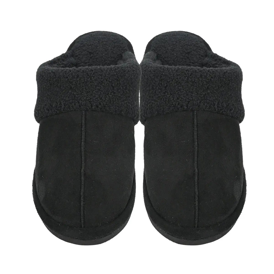 CC Fur Suede Sherpa Slippers