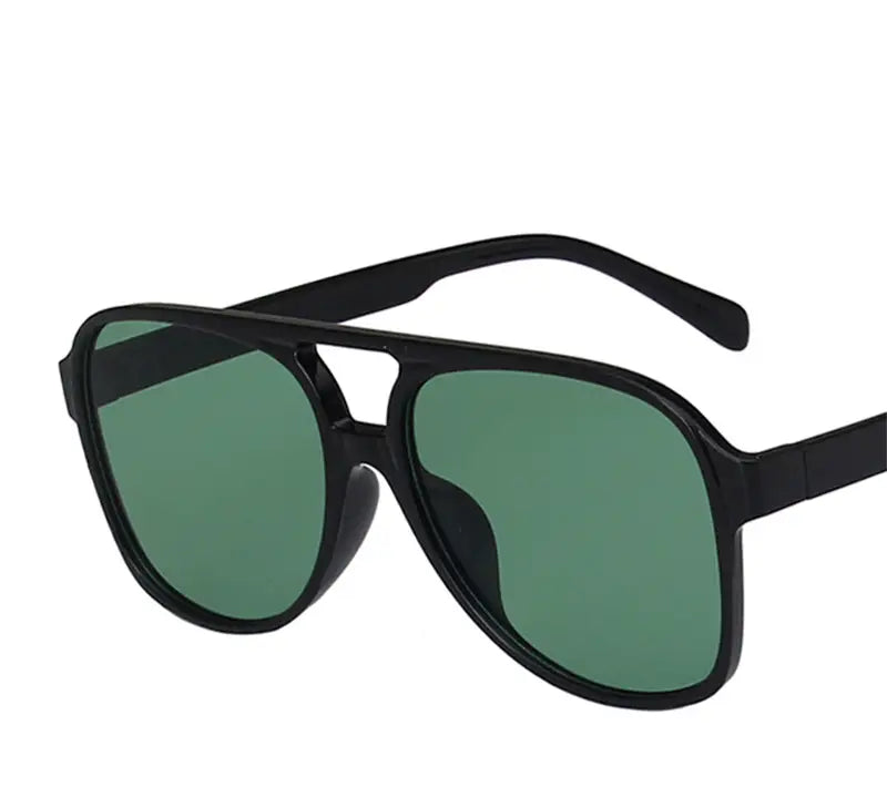 Vintage Double Bridge Aviator Sunglasses