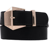 Geometric Faux Leather Belt
