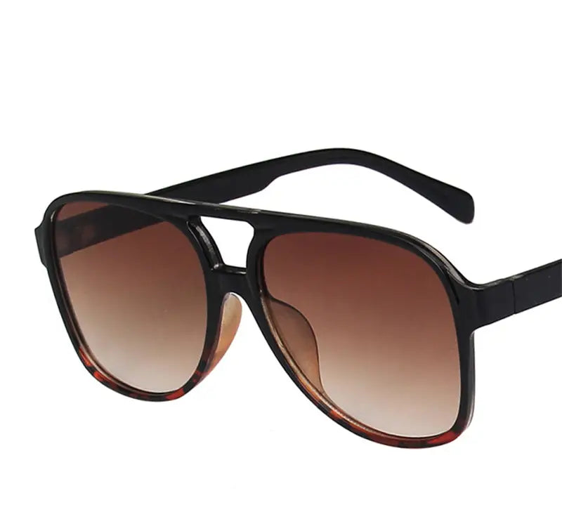Vintage Double Bridge Aviator Sunglasses