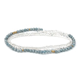 Delicate Stone Wrap Bracelet