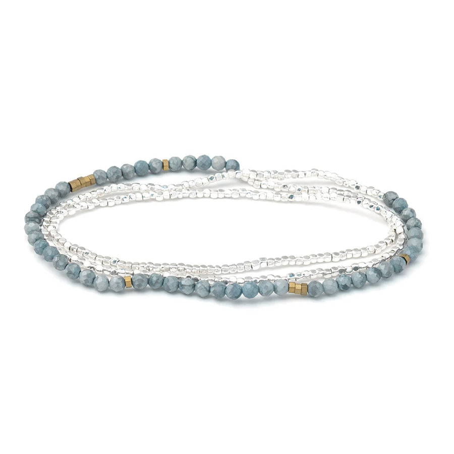 Delicate Stone Wrap Bracelet