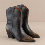The Ames Cowboy Booties