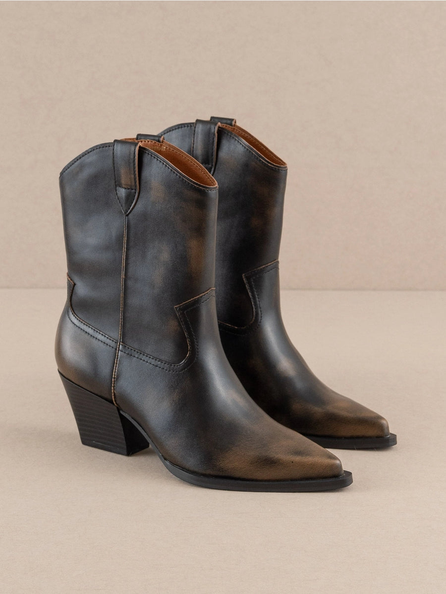 The Ames Cowboy Booties