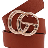 Plus Faux Leather Buckle Belt