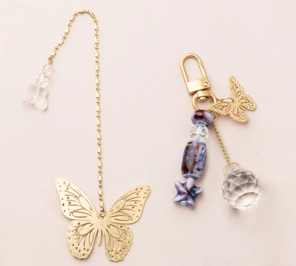 Bookmark + Keychain Set