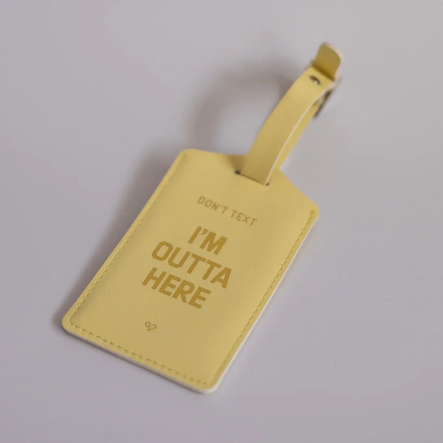 Pastel Luggage Tag