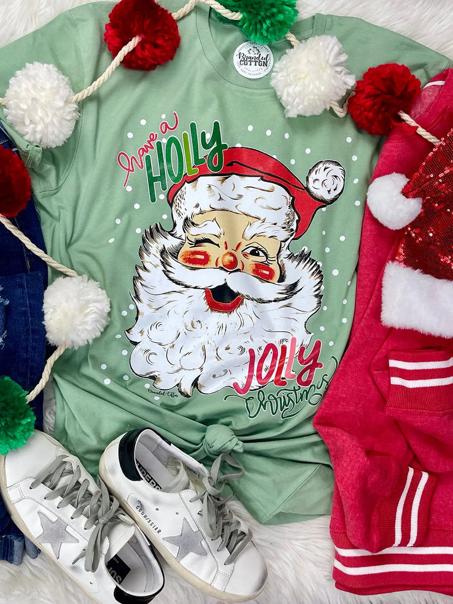 Holly Jolly Santa Tee