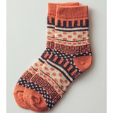 Colorful Isle Knit Socks