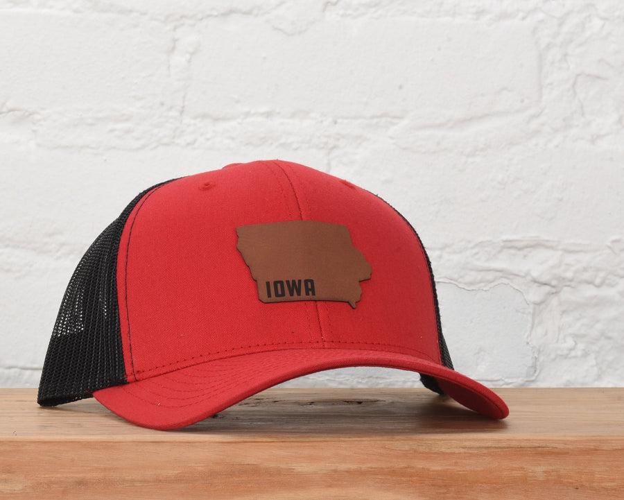 Iowa Shaped Snapback Hat