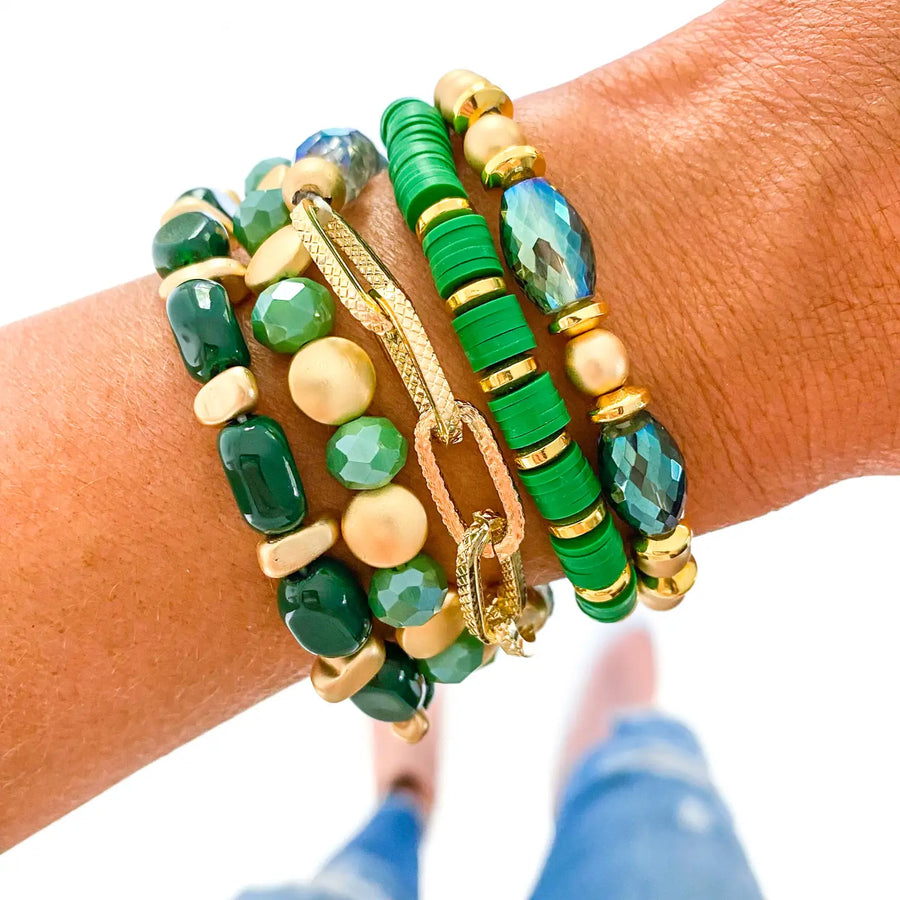 Juniper Green Bracelet Stack