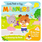 Manners First Peek-A-Flap Board Book