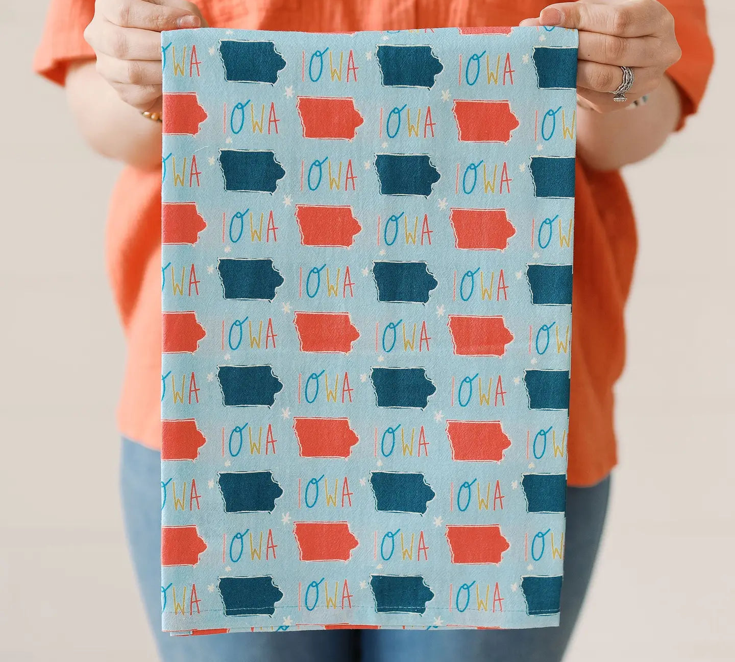 Doe A Deer Full Pattern Towel