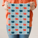 Doe A Deer Full Pattern Towel