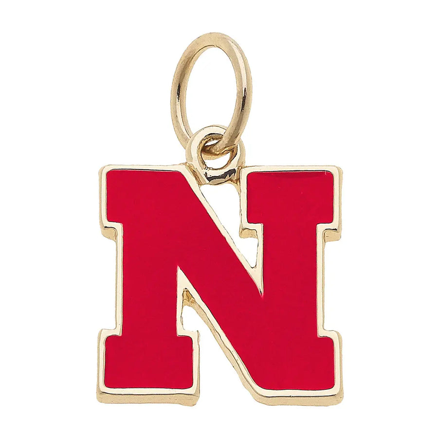 Nebraska Enamel Logo Charm