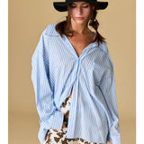 Luna Oversized Stripe Shirt