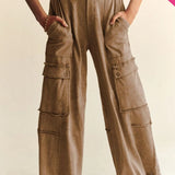 Plus Mineral Flap Pocket Knit Cargo Pants