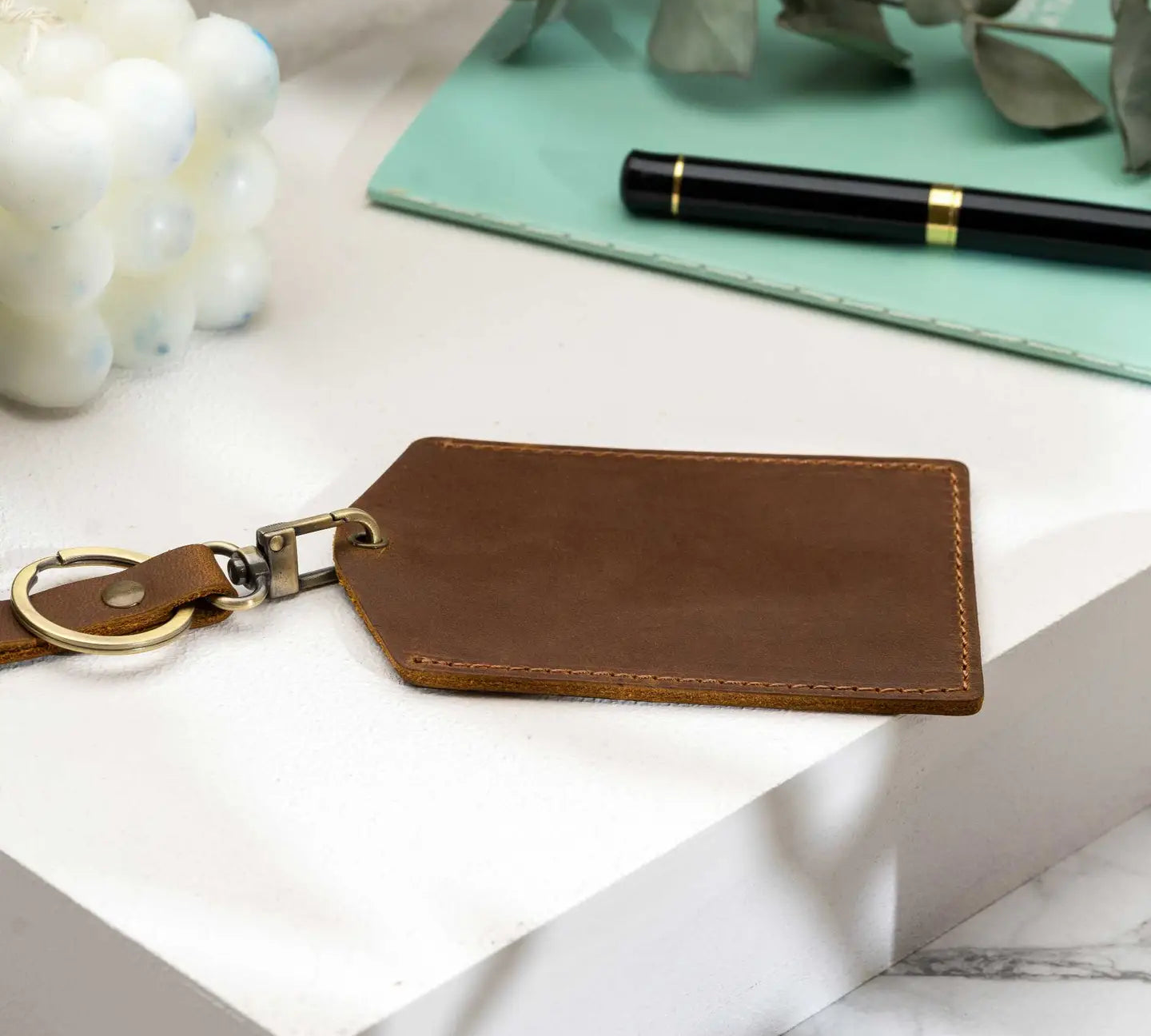 Leather Luggage Tag