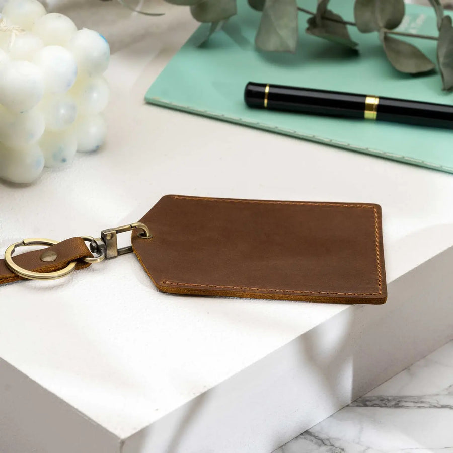 Leather Luggage Tag