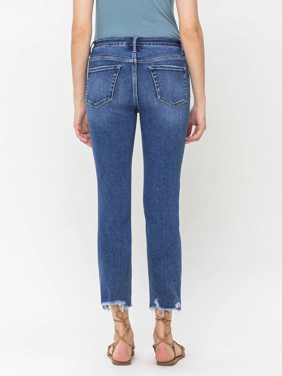 Jenna Crop Slim Straight Vervet Jeans