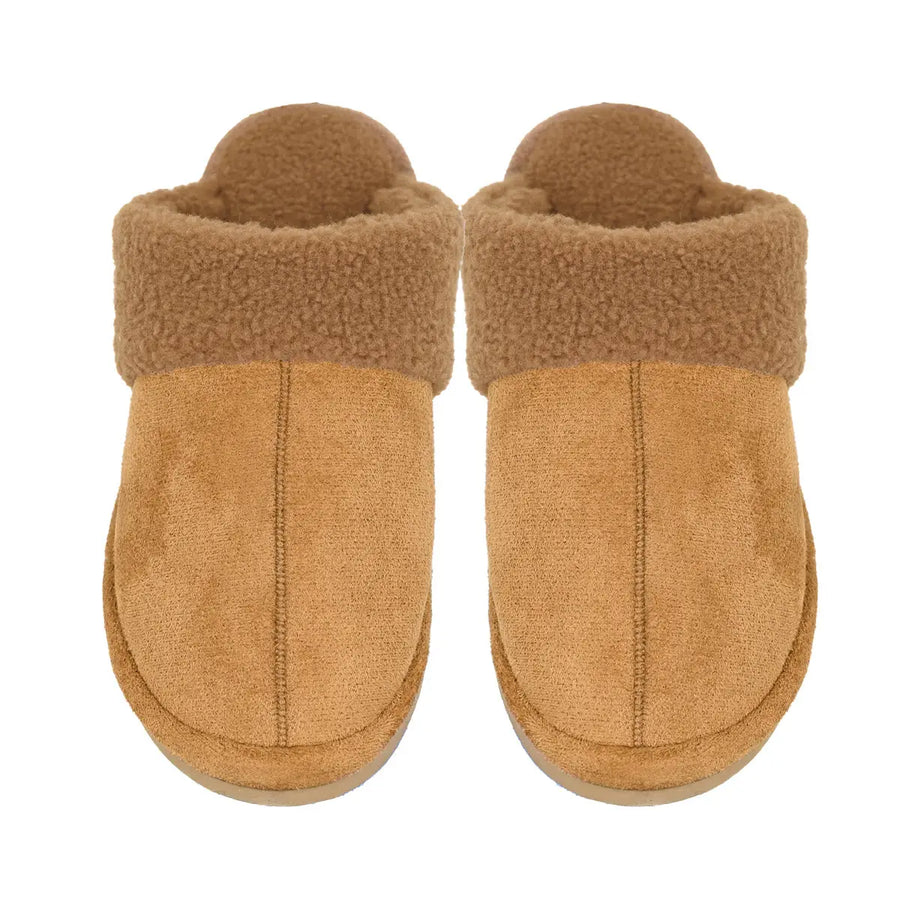 CC Fur Suede Sherpa Slippers